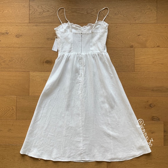 ❌[SOLD]❌Reformation Prune Dress || White - Picture 9 of 15